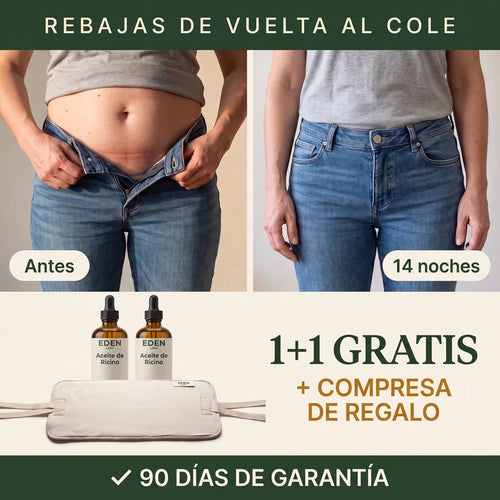 Rebajas de vuelta al cole: pack de dos frascos Eden Labs con la compresa de regalo y 90 días de garantía