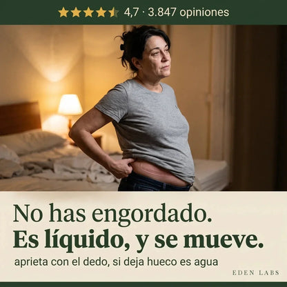No has engordado: es líquido y se mueve
